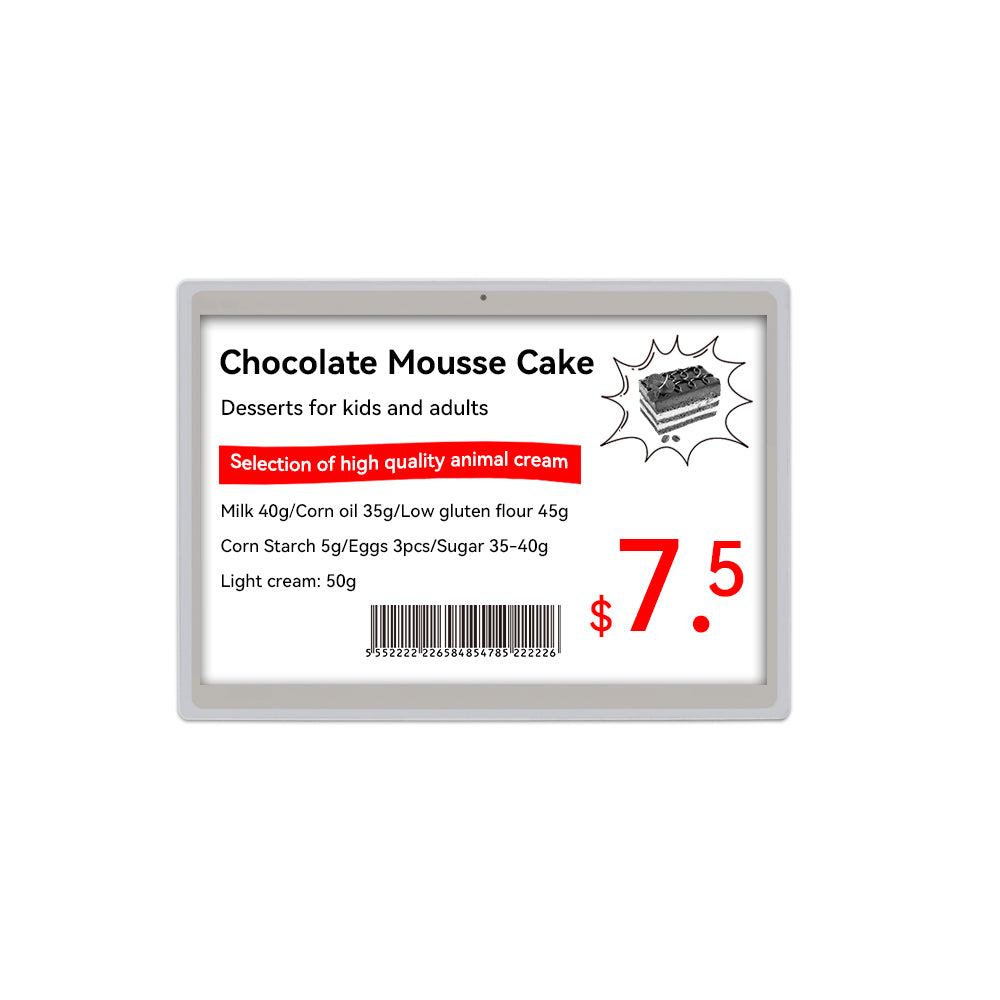 2.4GHz 10.20" Electronic Shelf Label Efficient Office Supplies Management: Electronic Shelf Labels and Digital Price Tags for Office Products