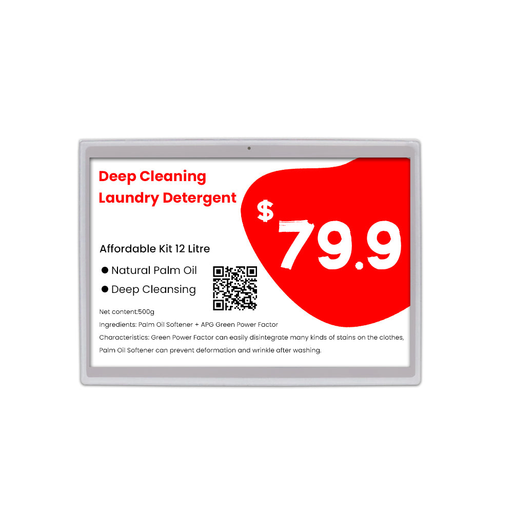 2.4GHz 12.5" Electronic Shelf Label Modern Pet Stores: Electronic Shelf Labels and Digital Price Tags for Pet Products