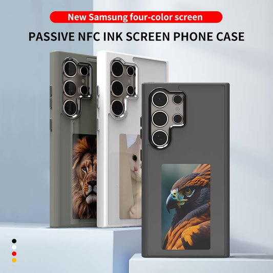 Ink phone case Samsung S24 Ultra Case 4 Colors AI Eink Case Display Picture Changeable Battery Free NFC e ink Case