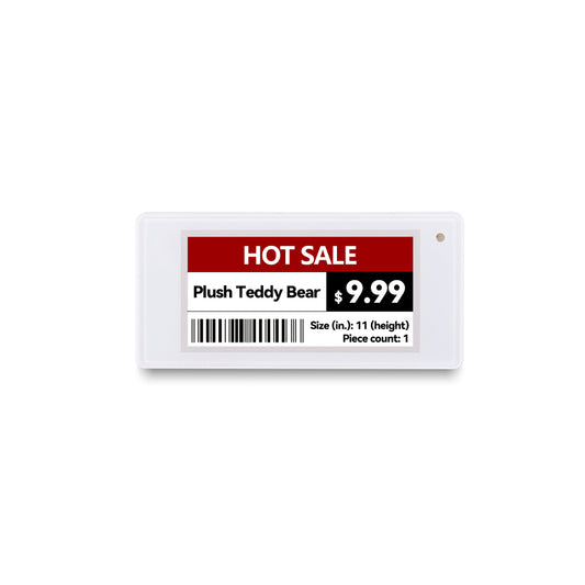 2.4GHz 2.13" Electronic Shelf Label Efficient Healthcare Management: ESL Tags and Electronic Shelf Labels for Pharmacies and Hospitals