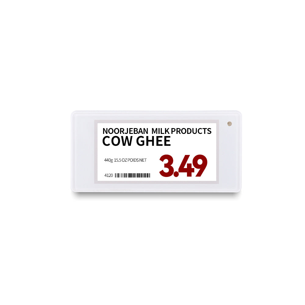 2.4GHz 2.13" Electronic Shelf Label Efficient Healthcare Management: ESL Tags and Electronic Shelf Labels for Pharmacies and Hospitals