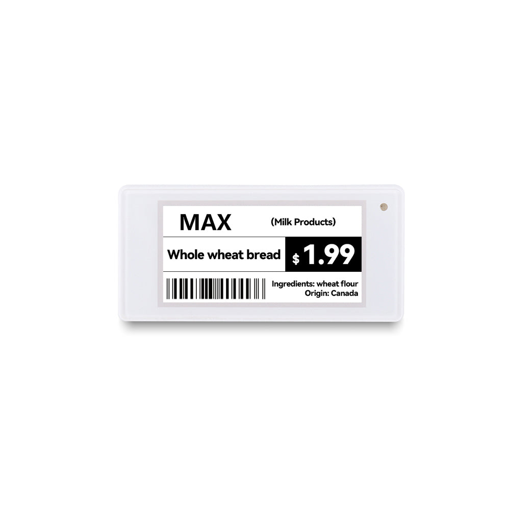 2.4GHz 2.13" Electronic Shelf Label Efficient Healthcare Management: ESL Tags and Electronic Shelf Labels for Pharmacies and Hospitals