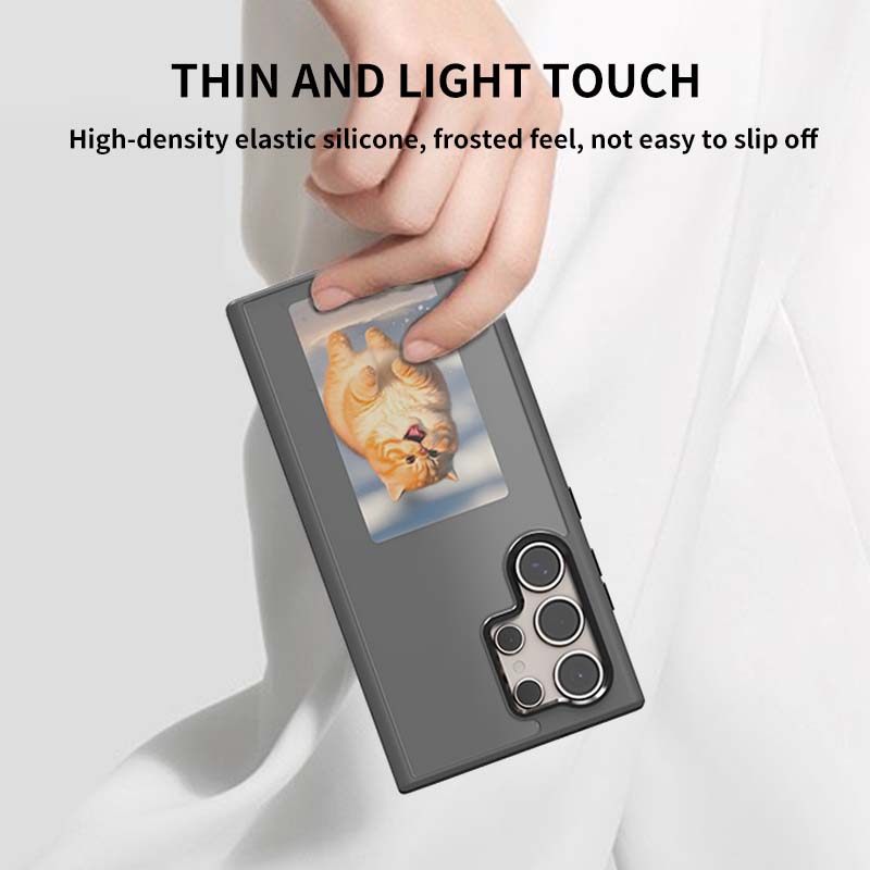 Ink phone case Samsung S24 Ultra Case 4 Colors AI Eink Case Display Picture Changeable Battery Free NFC e ink Case