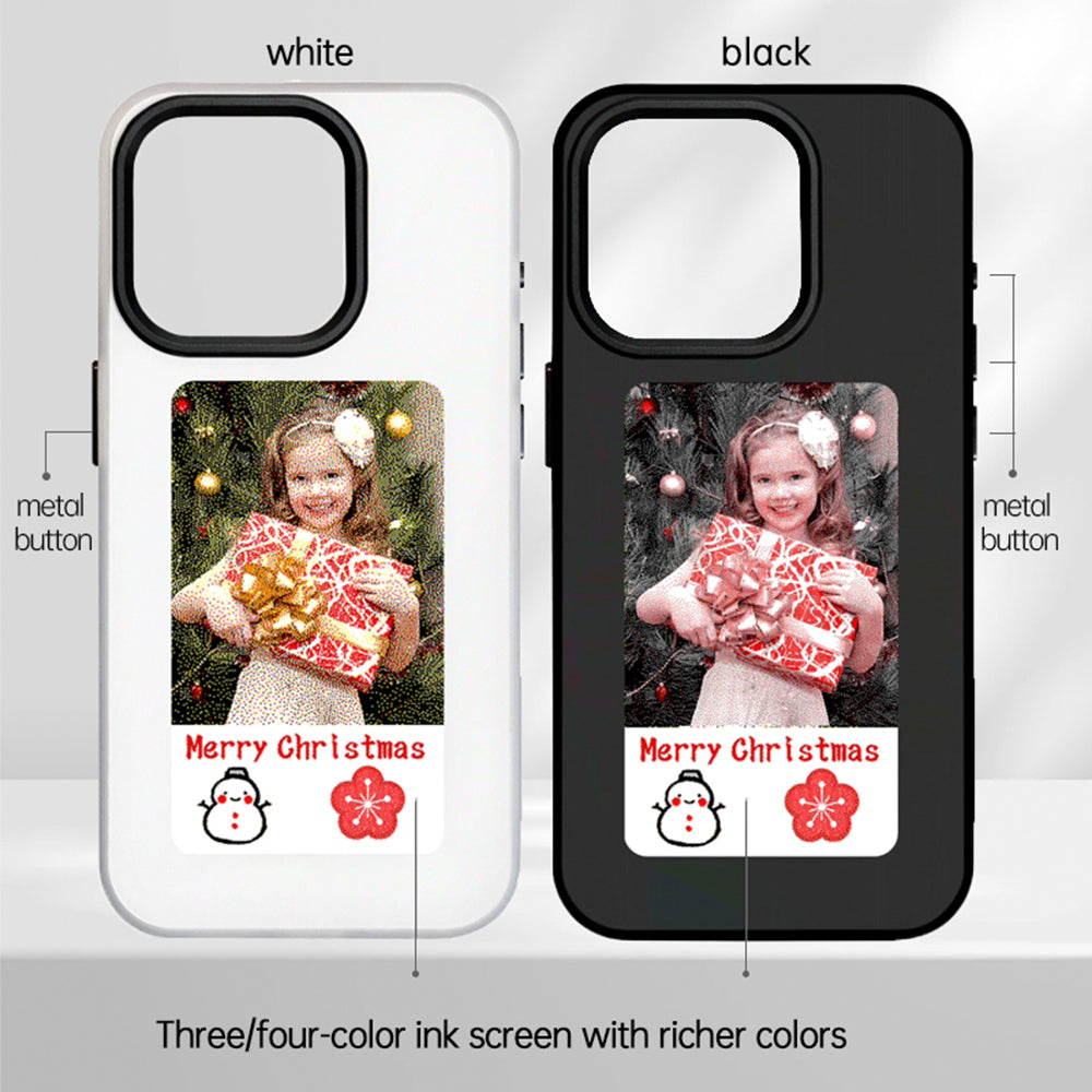 Smart ink phone case NFC APP Refresh Phone Case Protective Cover Personalized DIY Eink Picture Display Epaper Battery Free