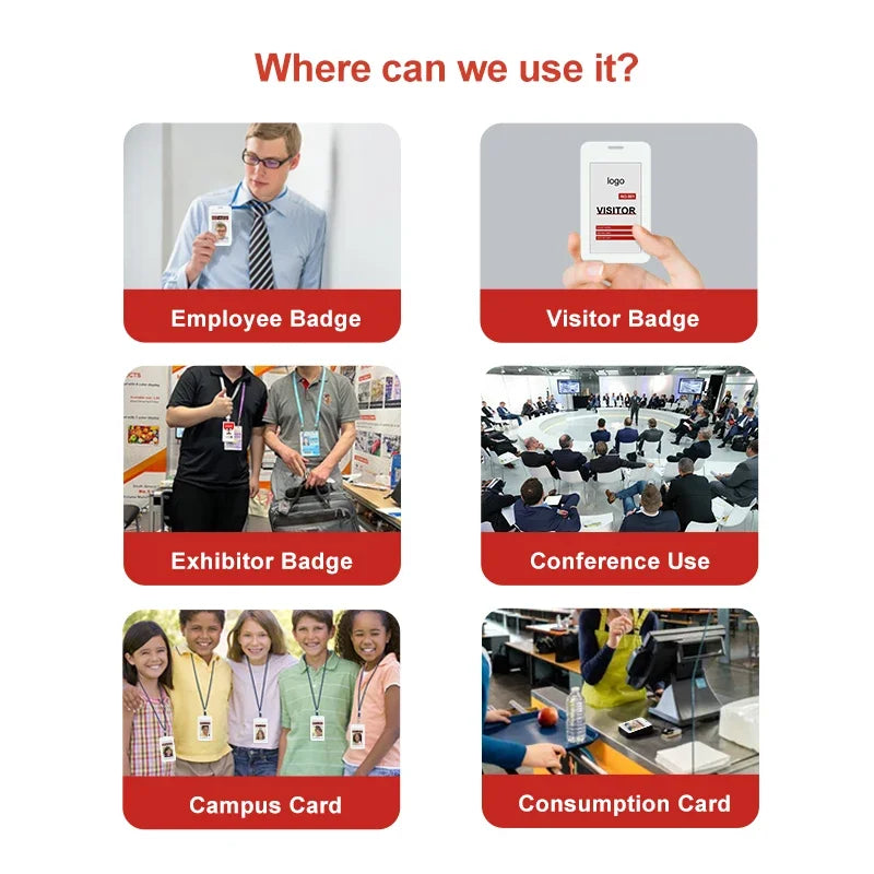 Enhance Large Events: 5 Key Benefits of 3.7-Inch NFC E-Paper Nameplates